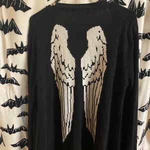 Hot Topic Angel wings cardigan